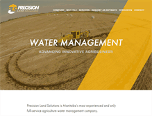 Tablet Screenshot of precisionlandsolutions.com
